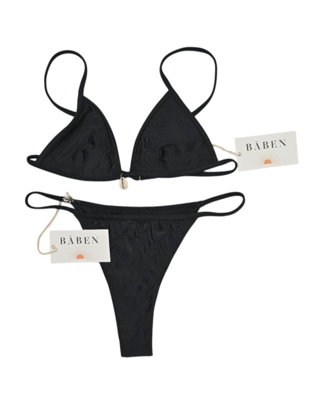 Baben Lucy Top & Bottom Bikini in Black